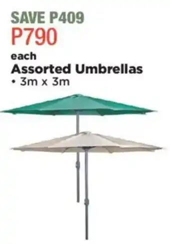 House & Home Assorted Umbrellas offer