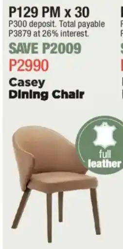 House & Home Casey Dining Chair offer