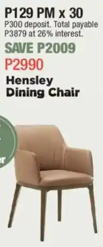 House & Home Hensley Dining Chair offer