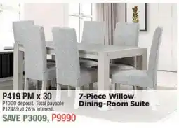 House & Home Willow Dining-Room Suite offer