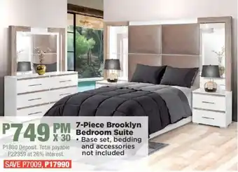 House & Home Brooklyn Bedroom Suite offer