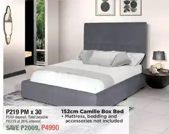 House & Home 152cm Camille Box Bed offer