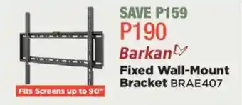 House & Home Barkan Fixed Wall-Mount Bracket offer