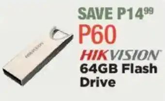 House & Home HIKVISION 64GB Flash Drive offer