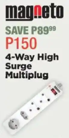 House & Home Magneto 4-Way High Surge Multiplug offer