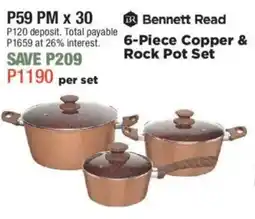 House & Home Bennett Read Copper & Rock Pot Set offer