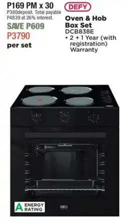 House & Home DEFY Oven & Hob Box Set offer