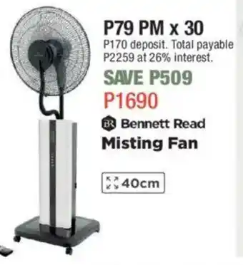 House & Home Bennett Read Misting Fan offer