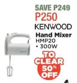 House & Home KENWOOD Hand Mixer offer