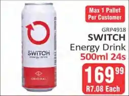 KitKat Cash and Carry SWITCH Energy Drink offer