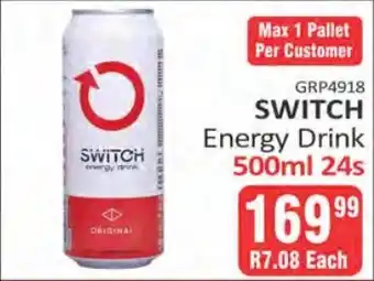 KitKat Cash and Carry SWITCH Energy Drink offer