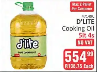 KitKat Cash and Carry D'LITE Cooking Oil offer