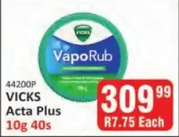 KitKat Cash and Carry VICKS Acta Plus offer