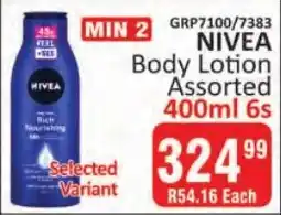 KitKat Cash and Carry NIVEA Body Lotion Assorted offer