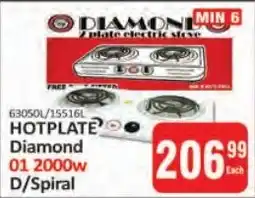 KitKat Cash and Carry HOTPLATE Diamond 01 2000w D/Spiral offer