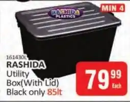 KitKat Cash and Carry RASHIDA Utility Box(With Lid) Black offer