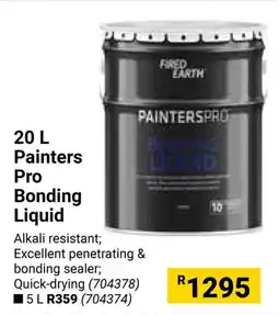 Builders Warehouse FIRED EARTH Painters Pro Bonding Liquid offer