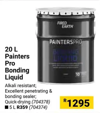 Builders Warehouse FIRED EARTH Painters Pro Bonding Liquid offer