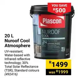 Builders Warehouse Plascon Nuroof Cool Atmosphere offer