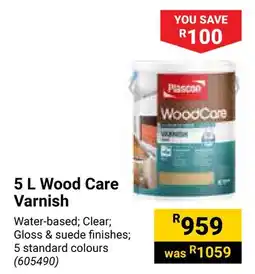 Builders Warehouse Plascon Wood Care Varnish offer