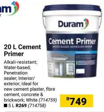 Builders Warehouse Duram Cement Primer offer