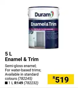 Builders Warehouse Duram Enamel & Trim offer