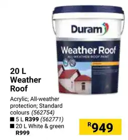 Builders Warehouse Duram Weather Roof offer