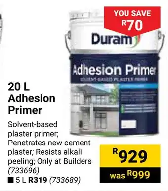 Builders Warehouse Duram Adhesion Primer offer