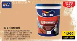 Builders Warehouse Dulux Roofguard offer