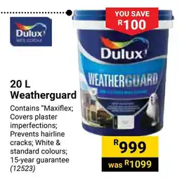 Builders Warehouse Dulux Weatherguard offer