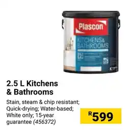 Builders Warehouse Plascon Kitchens & Bathrooms offer