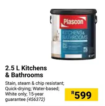 Builders Warehouse Plascon Kitchens & Bathrooms offer