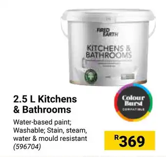 Builders Warehouse FIRED EARTH Kitchens & Bathrooms offer