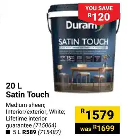 Builders Warehouse Duram Satin Touch offer