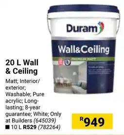 Builders Warehouse Duram Wall & Ceiling offer