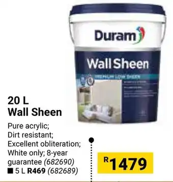 Builders Warehouse Duram Wall Sheen offer