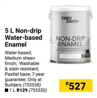 Builders Warehouse FIRED EARTH Non-drip Water-based Enamel offer