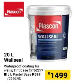 Builders Warehouse Plascon Wallseal offer