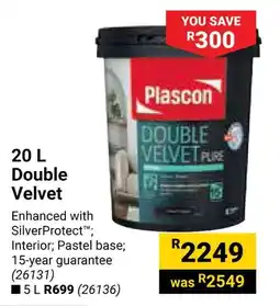 Builders Warehouse Plascon Double Velvet offer