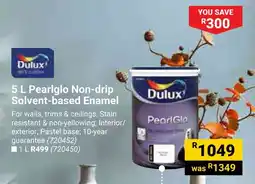 Builders Warehouse Dulux Pearlglo Non-drip Solvent-based Enamel offer