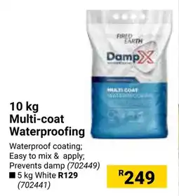 Builders Warehouse FIRED EARTH DampX Multi-coat Waterproofing offer