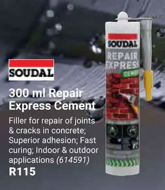 Builders Warehouse SOUDAL Repair Express Cement offer