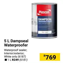 Builders Warehouse Plascon Dampseal Waterproofer offer