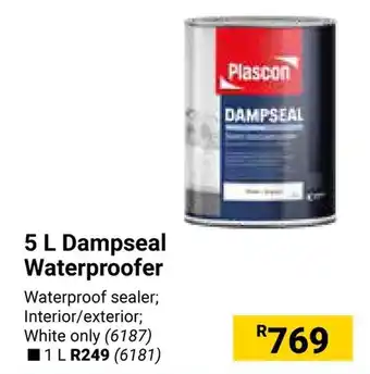 Builders Warehouse Plascon Dampseal Waterproofer offer