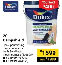 Builders Warehouse Dulux Dampshield offer