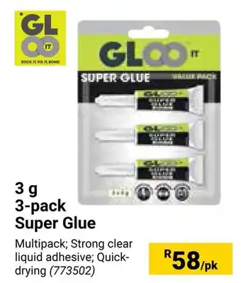 Builders Warehouse Super Glue offer