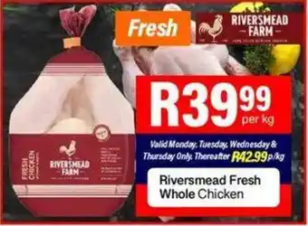 Take 'n Pay Riversmead Fresh Whole Chicken offer