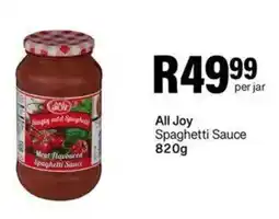 Take 'n Pay All Joy Spaghetti Sauce offer