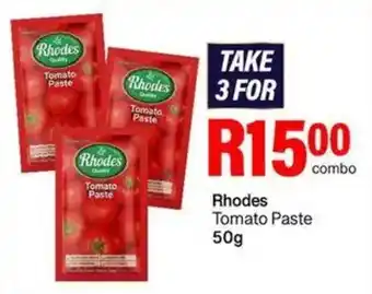 Take 'n Pay Rhodes Tomato Paste offer