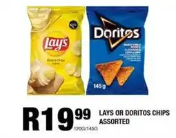 Take 'n Pay Lays or doritos chips assorted offer